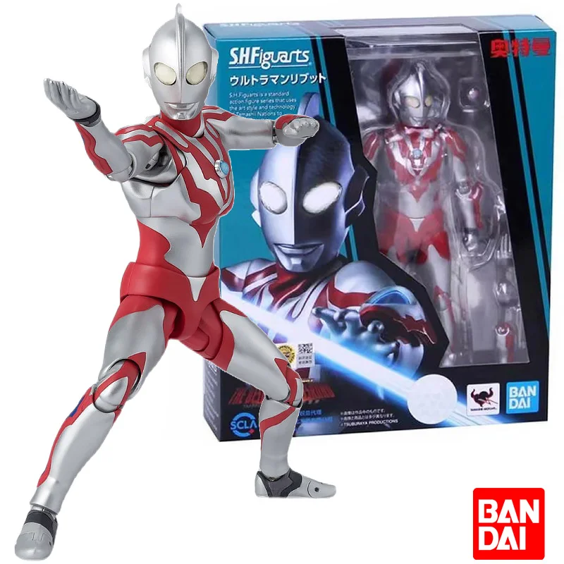 Original Bandai Shf Ultraman Ribut Malaysia Galactic Combat Comic Pvc Abs 150Mm Doll Model Figure Children's Toy Festival Gift
