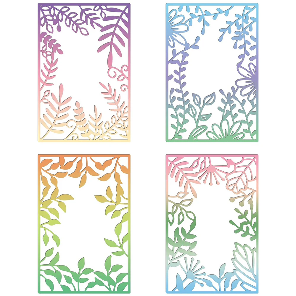 

4 шт., трафареты для декорирования растений