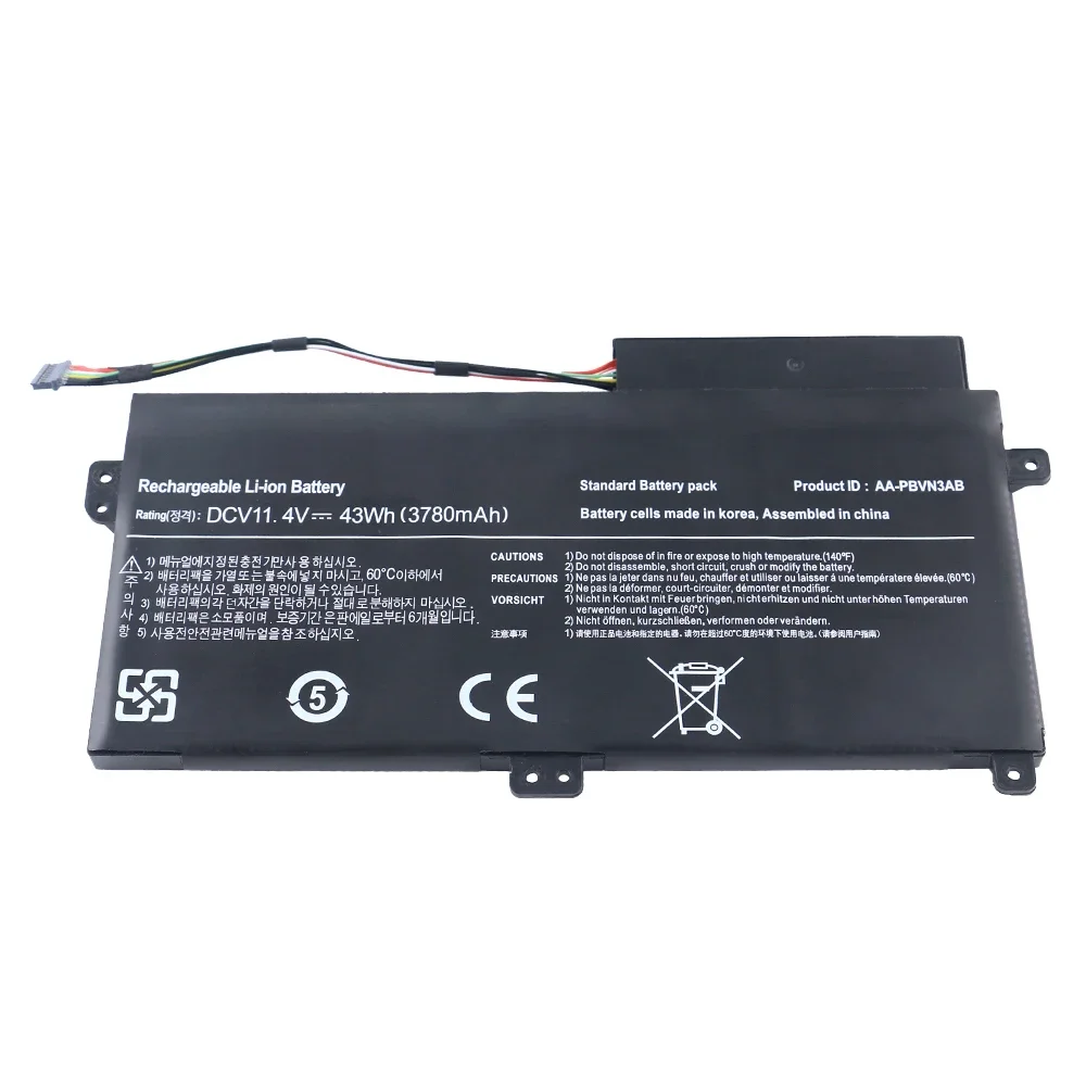 Новый аккумулятор AA-PBVN3AB для Samsung NP370R4E NP370R5E NP370R5V NP450R4E NP450R5E NP450R4V NP450R5V NP470R5E NP510R5E