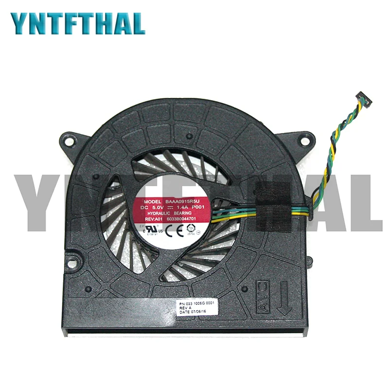 Оригинальный Новый 4-проводной охлаждающий вентилятор BAAA0915R5U DC 5В 1.4A 01MN930