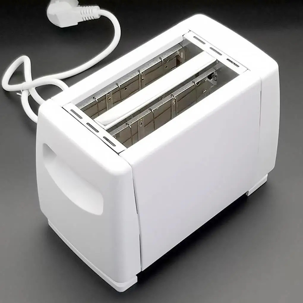 

EU Plug Kitchen Automatic Bread Toasting Machine Sandwich Toaster 2-slice Widened Slots For Home Office