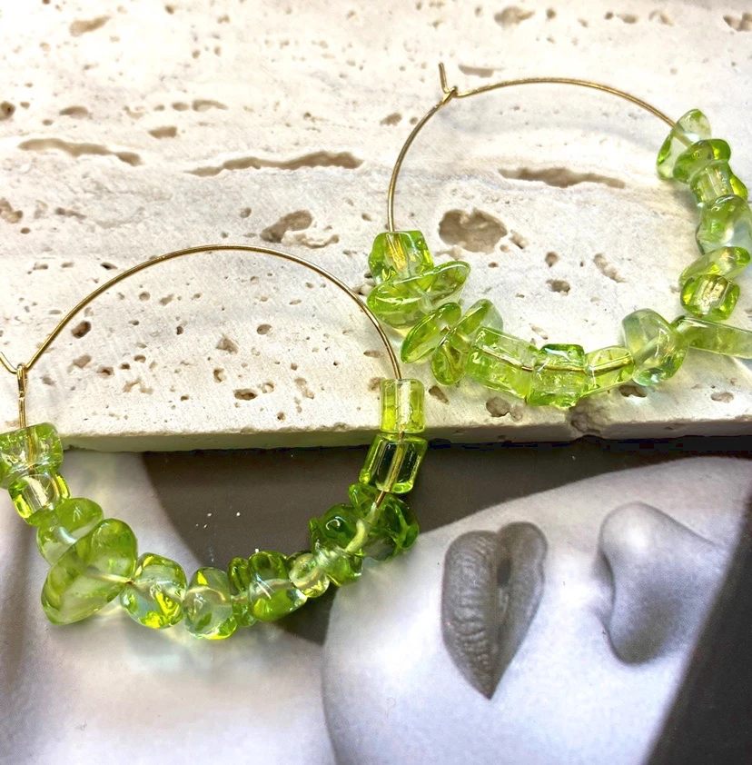 

2022 New Irregular Transparent Resin Stud Earrings for Woman