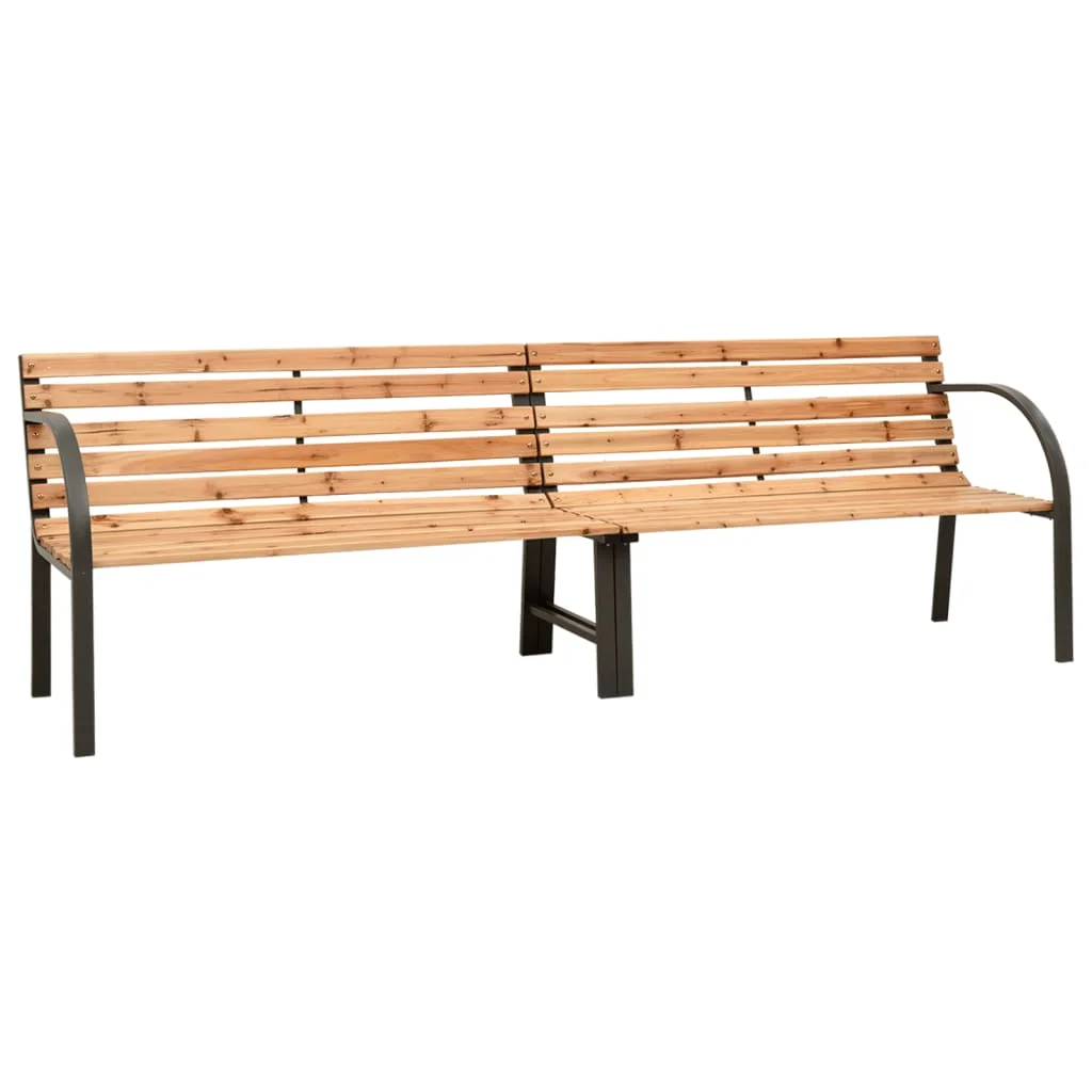 

Twin Garden Patio Bench, Outdoor Seating, 241 cm Chinese Fir Wood