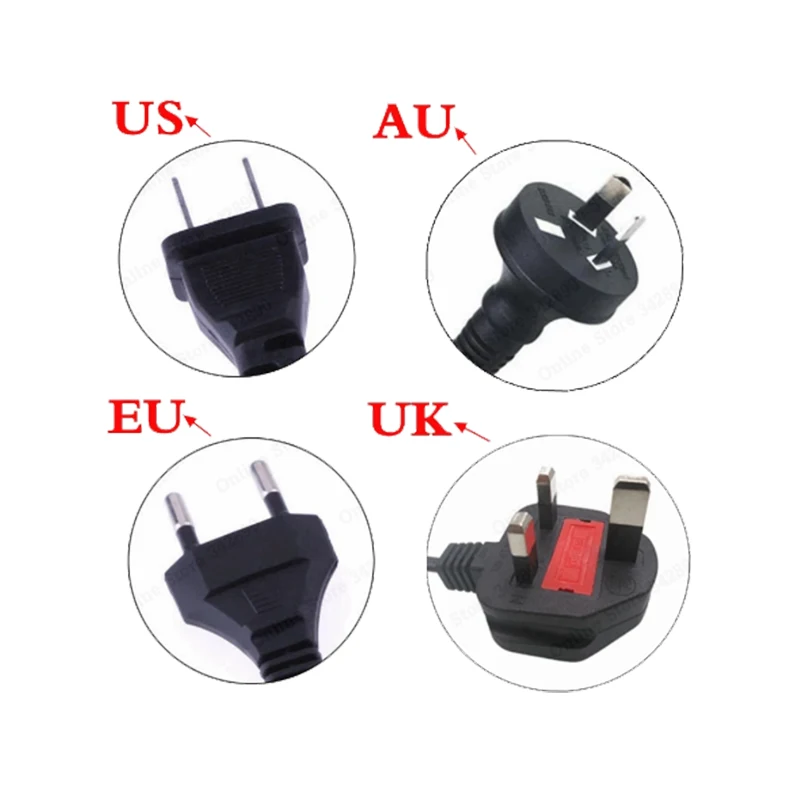 Адаптер питания постоянного тока 38 В 3 А 34 102 Вт настольный светодиодный кольцевой