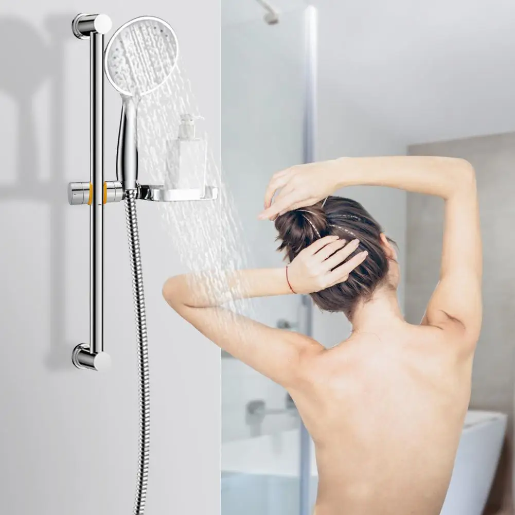 

Wear-resistant Shower Head Slide Bar Easy Installation Convenient Shower Head Slide Rail Shower Head Holder