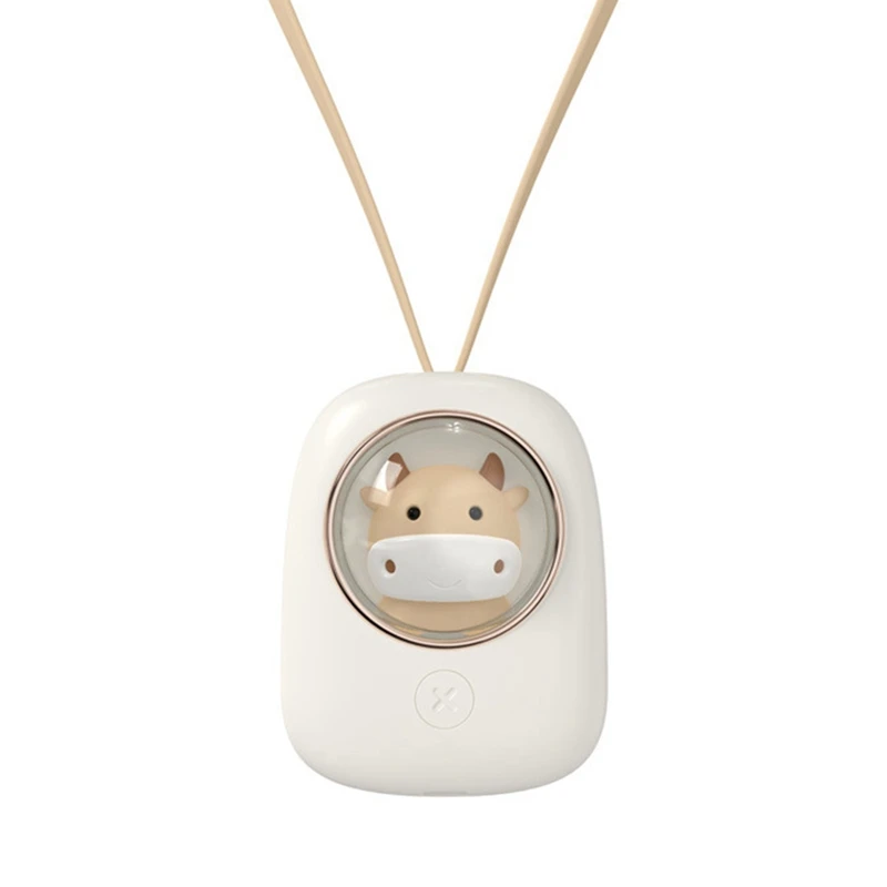 

Hanging Neck Fan, USB Charging Cartoon Mini Desktop Cute Pet Handheld Fan for Reading, Riding a Bicycle