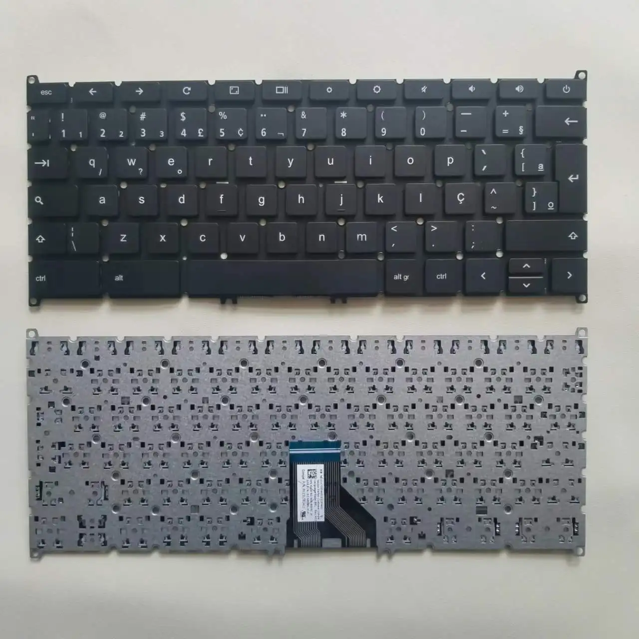 

New US/BR/UK/SP Laptop Keyboard for Acer Chromebook C720 C720P C730 C740 C720-2103 CB3-111-C730 PK131761A11 NSK-RBASC1A