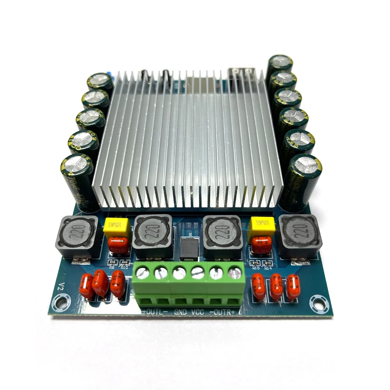 Плата цифрового усилителя TDA7498E 2*200 Вт Класс мощности D HiFi стерео сабвуфер TDA7498