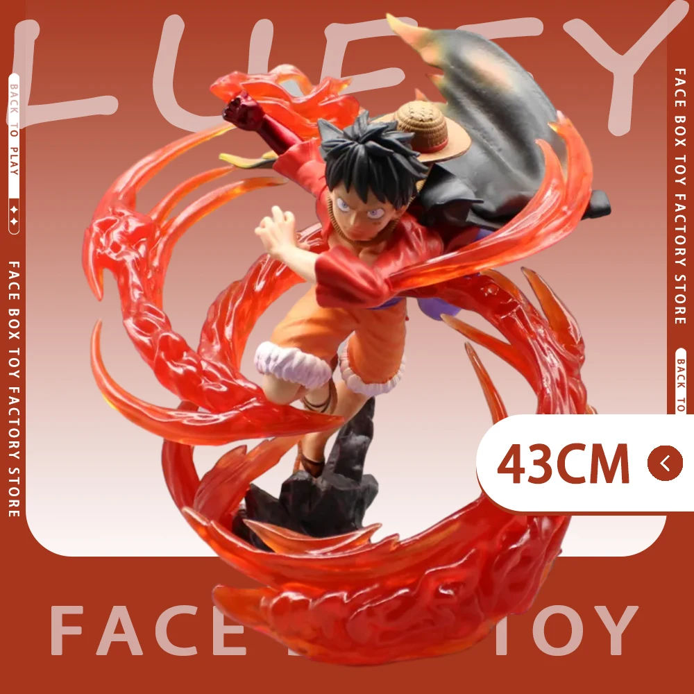 

Фигурки героев аниме, 43 см, обезьянка, д, Луффи, фигурка Луффи, ПВХ Модель, настольное украшение, коллекционное украшение, игрушки, подарки