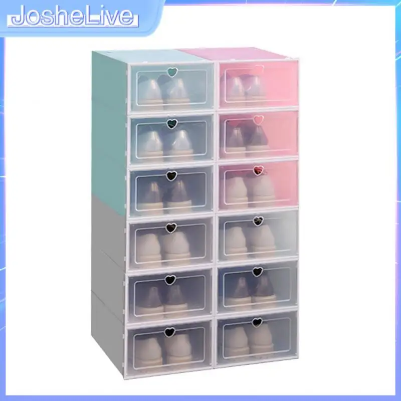 

Waterproof Drawer Case Dustproof Multi-layer Superposition Transparent Shoe Collection Box Stable Bottom Shoe Boxes Shoe Cabinet