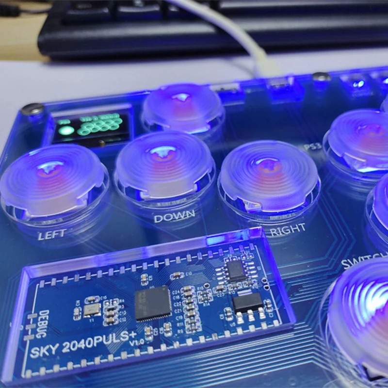 Новый игровой контроллер Fight Stick аркадный джойстик с возможностью горячей замены