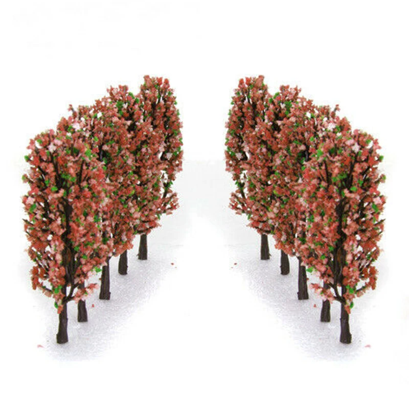 

20 шт., пластиковые модели поездов