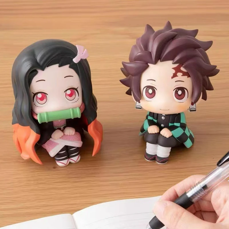 Привидение исчезновения лезвие аниме милая Сидящая древесный уголь Jirou Ne-douzi автомобиль орнамент модель экшн-кукла детские игрушки подарок на день рождения