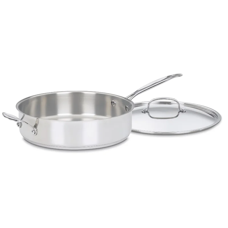 

Cuisinart Chef's Classic Stainless Steel 5.5 Qt. Sauté Pan with Helper Handle & Cover