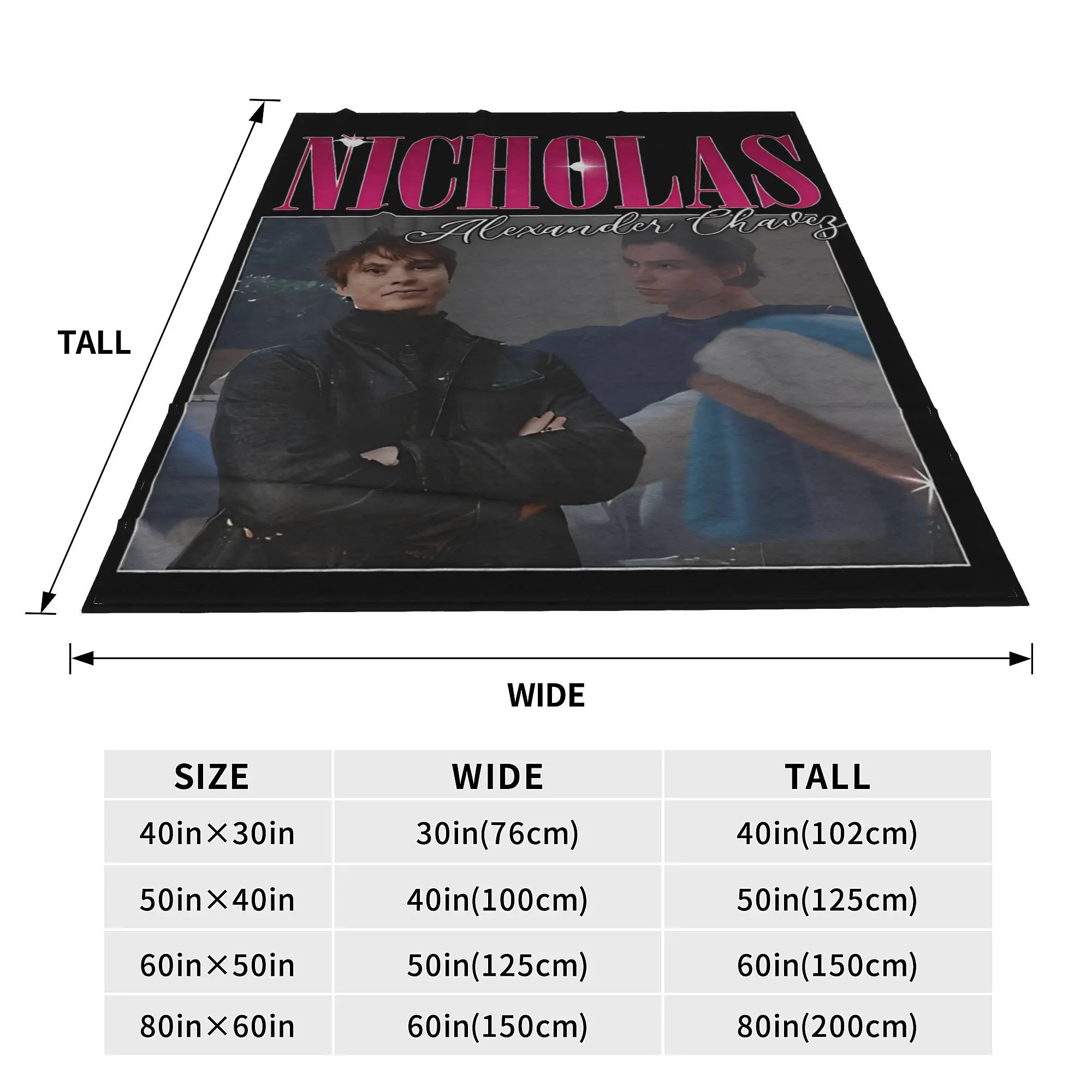 Ретро Николас Чавес актер вязаное одеяло Фланелевое супер мягкое покрывало для