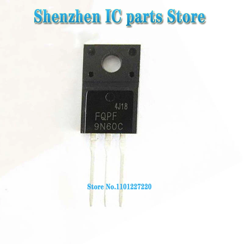

10pcs/lot FQPF9N60 9N60 TO-220F