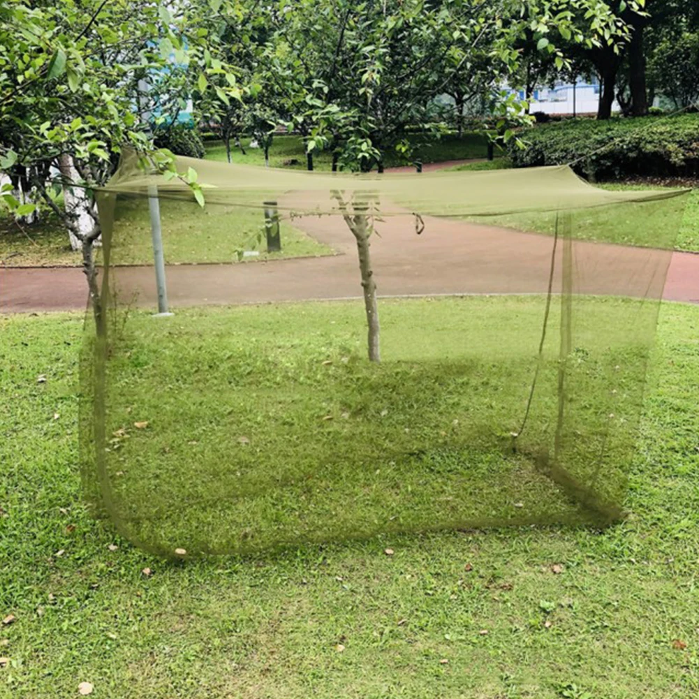 

Летняя Сетка от комаров, легкая Портативная Складная сетка от насекомых, навес от насекомых, для сна на открытом воздухе