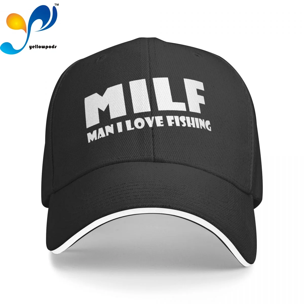 

MILF Man I Love Fishing Trucker Cap Snapback Hat for Men Baseball Mens Hats Caps for Logo