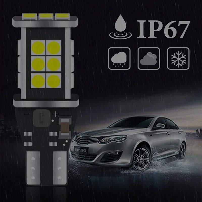 2 шт. автомобильные лампы W16W T15 без ошибок