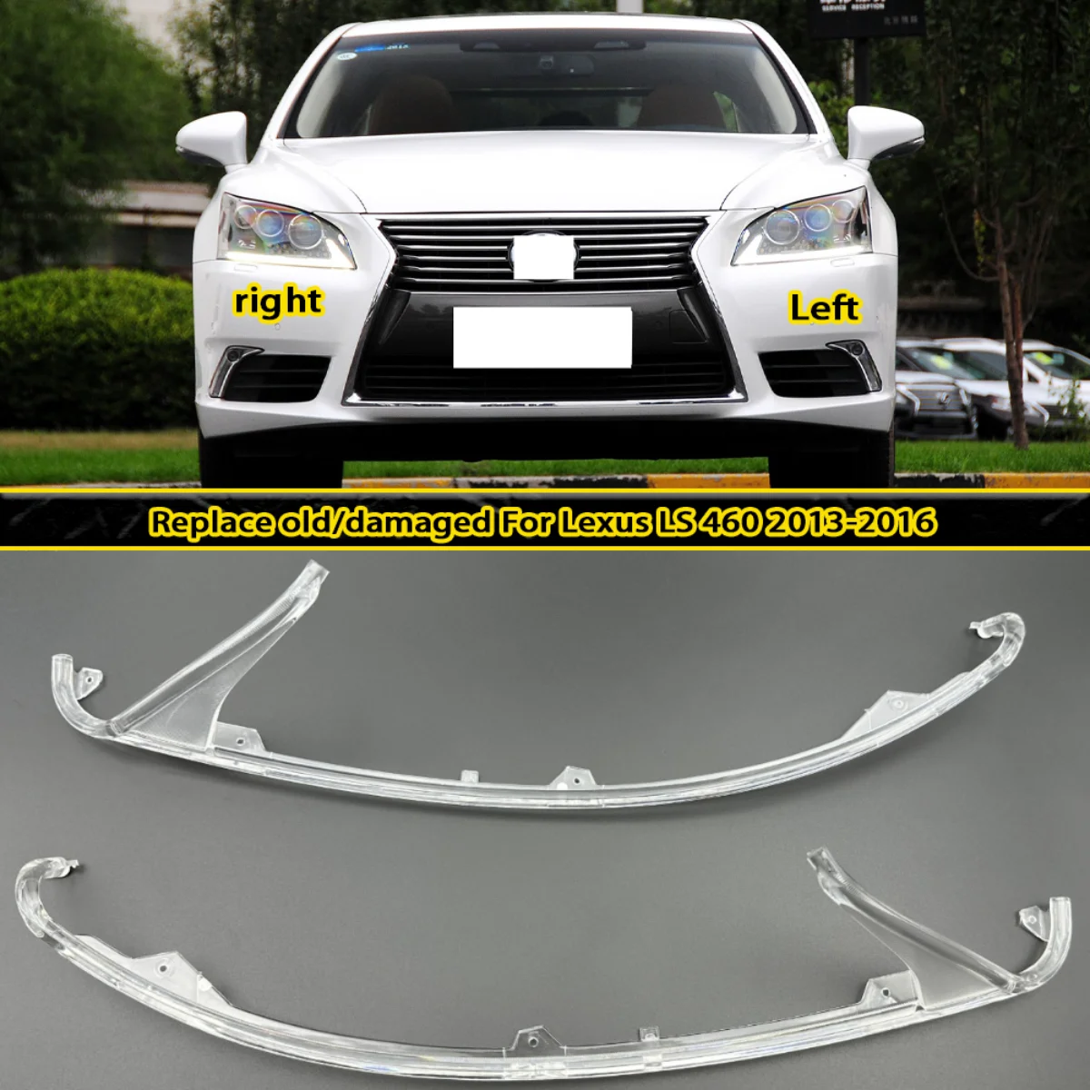 Фото Светодиодная фара, автозапчасти для Lexus LS460 2013-2016, автомобильные дневные ходовые огни (DRL), замена оригинала №1