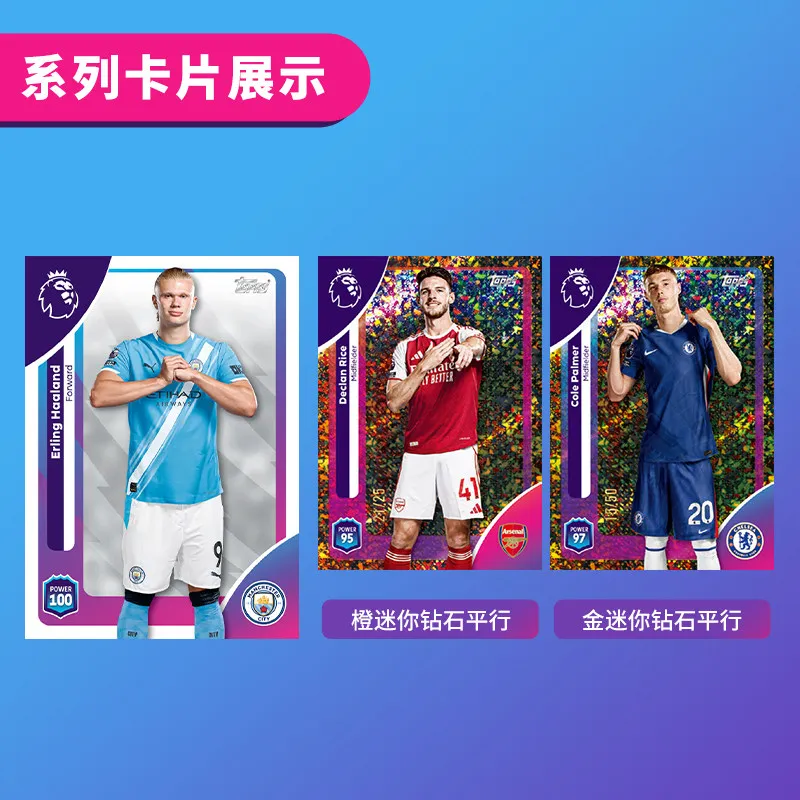 Фото Коллекционные футбольные карточки Topps EPL Premier League: Дебютное издание с Эрлингом Халландом, Уэйном Руни, Коулом Палмером №3