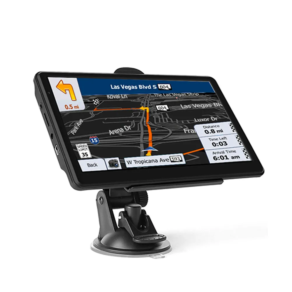 

Car GPS Navigation 7 Inch HD Touch Screen GPS Navigator 256M+8G FM Transmitter America Europe Map Sat Nav Truck GPS Navigators