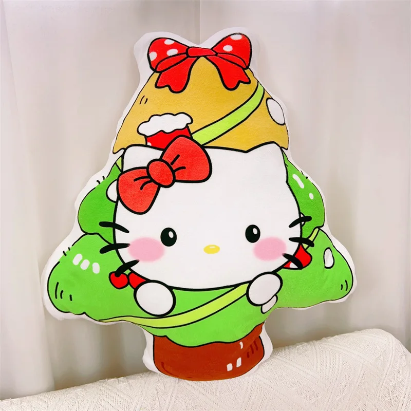 Sanrio мультфильм милый Kuromi My Melody Hello Kitty Рождественская елка Подушка игрушка