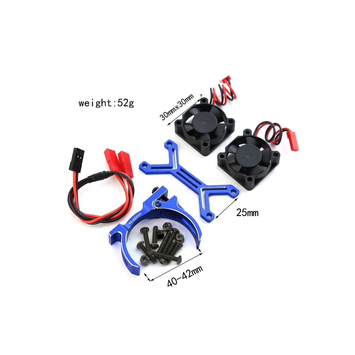 4068 4074 4082 4268 4274 радиатор двигателя охлаждающий вентилятор 40-42 мм двигатель для 1/7 1/8