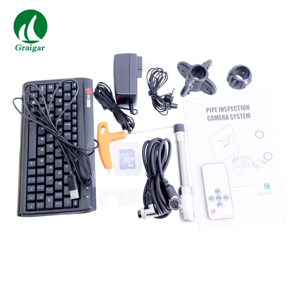 Камера для осмотра глубоких скважин 710DNLK с передатчиком и клавиатурой 512