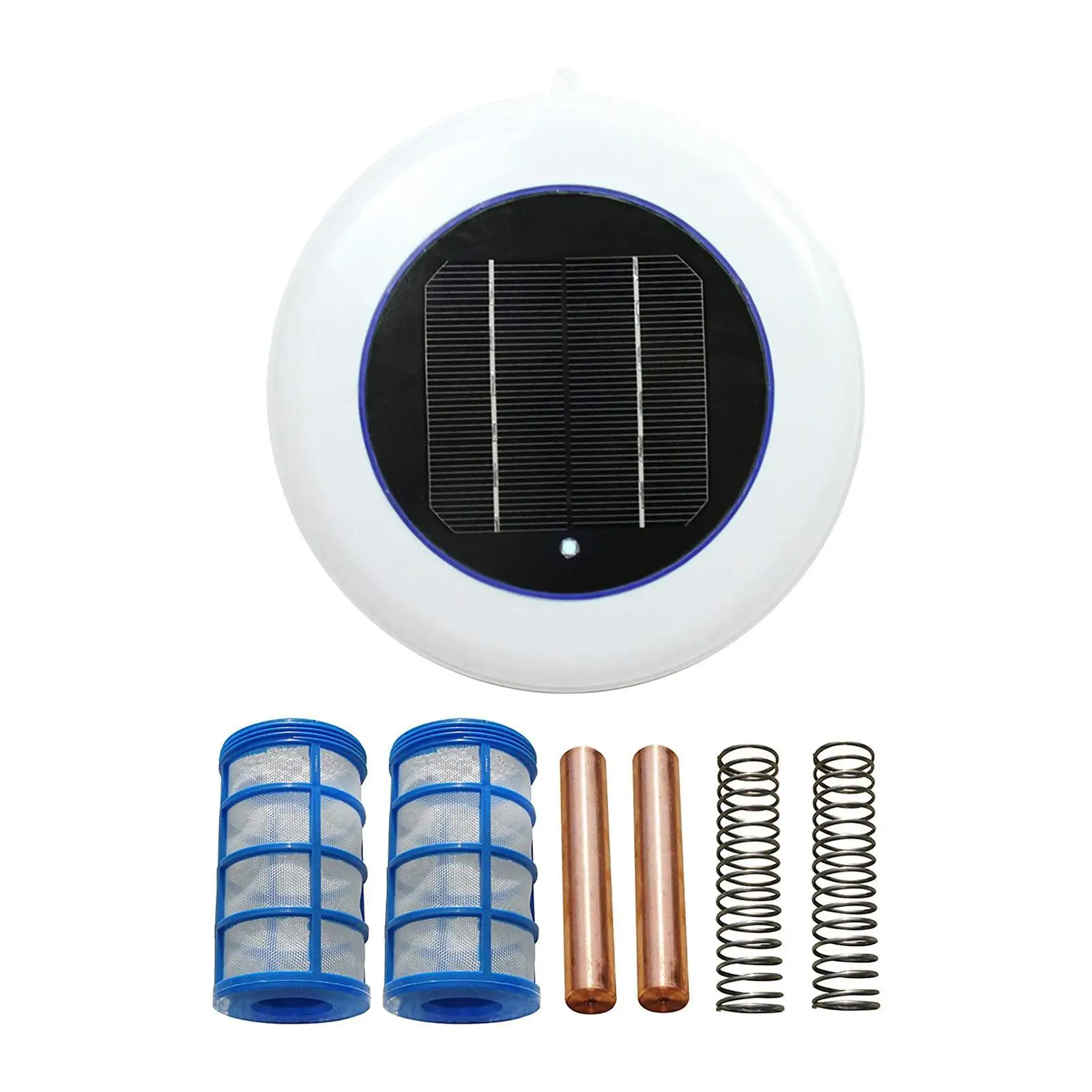 

Solar Pool Ionizer Copper Silver Swimming Pool Spa Water Purifier Kill-Algae
