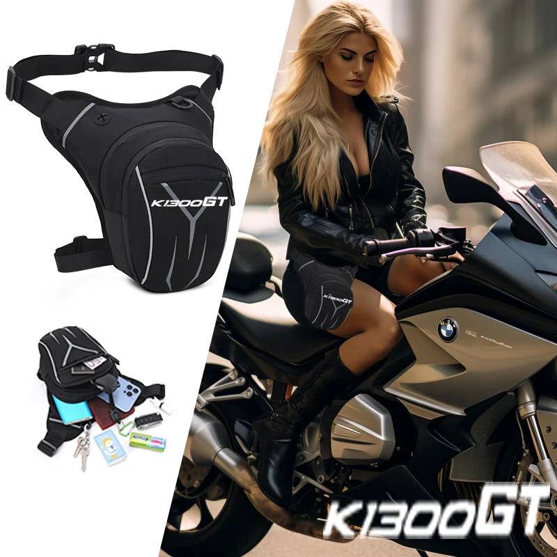 

For BMW K1300GT K1300 K 1300 GT 2009 2010 2011 2012 2013 Motorcycle Waterproof Drop Waist Leg Bag Thigh Belt Hip Bum Military