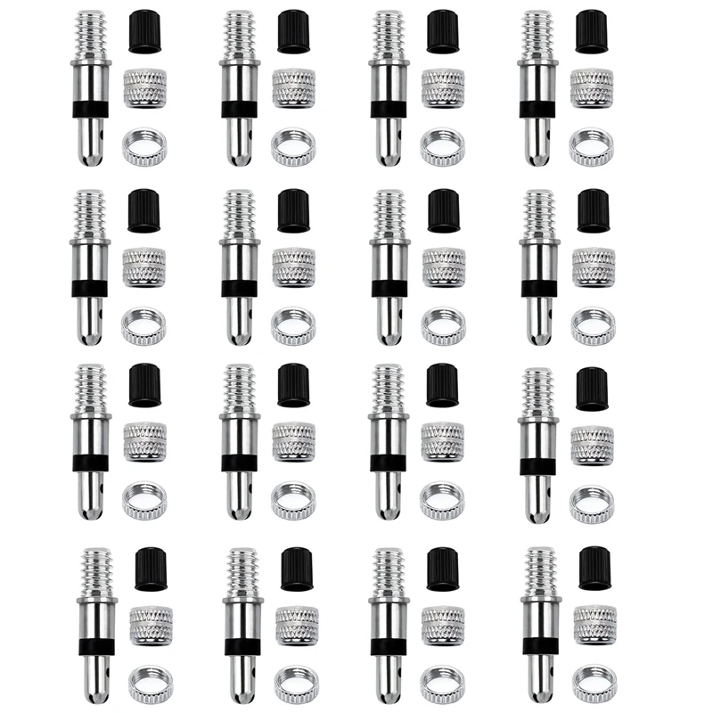 

HOT Bicycle Valve Adapter Replacement Set 16 Pieces Valve Caps Valve Core Tyre Valve Core for Replacement Tyre Valves