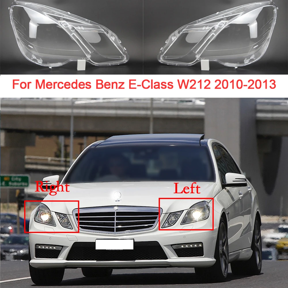 

Стекло автомобильной фары для Mercedes Benz E Series W212 2010 2011 2012 2013, автомобильные детали, прозрачный абажур, автомобильные аксессуары