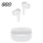 Беспроводные Bluetooth-наушники QCY T13 с 4 микрофонами, ENC, HD-гарнитура для звонков, V5.1 TWS-наушники с сенсорным управлением, наушники-вкладыши с длительным временем работы 40 часов