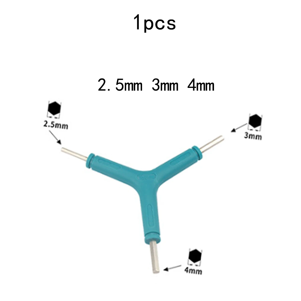 

Новый высококачественный 3-ходовой шестигранный ключ 3 в 1 Y, шестигранный шестигранный ключ, набор тригемных шестигранных ключей из углеродистой стали, ручные инструменты для ремонта