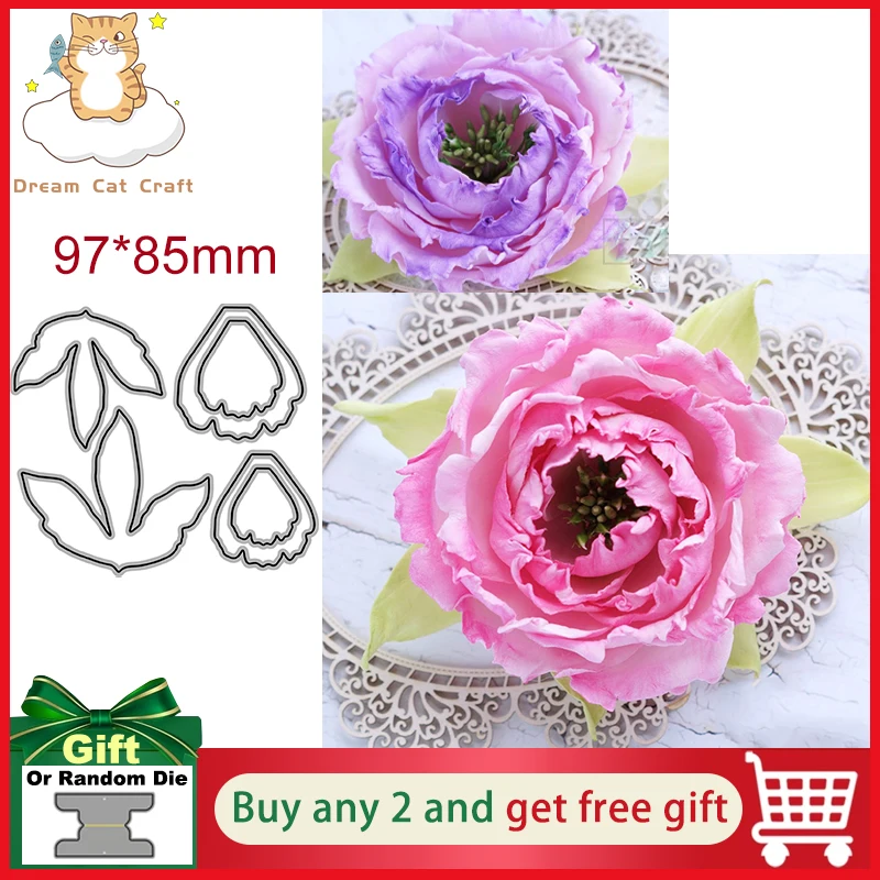 

Металлические пресс-формы в виде цветов и листьев для скрапбукинга