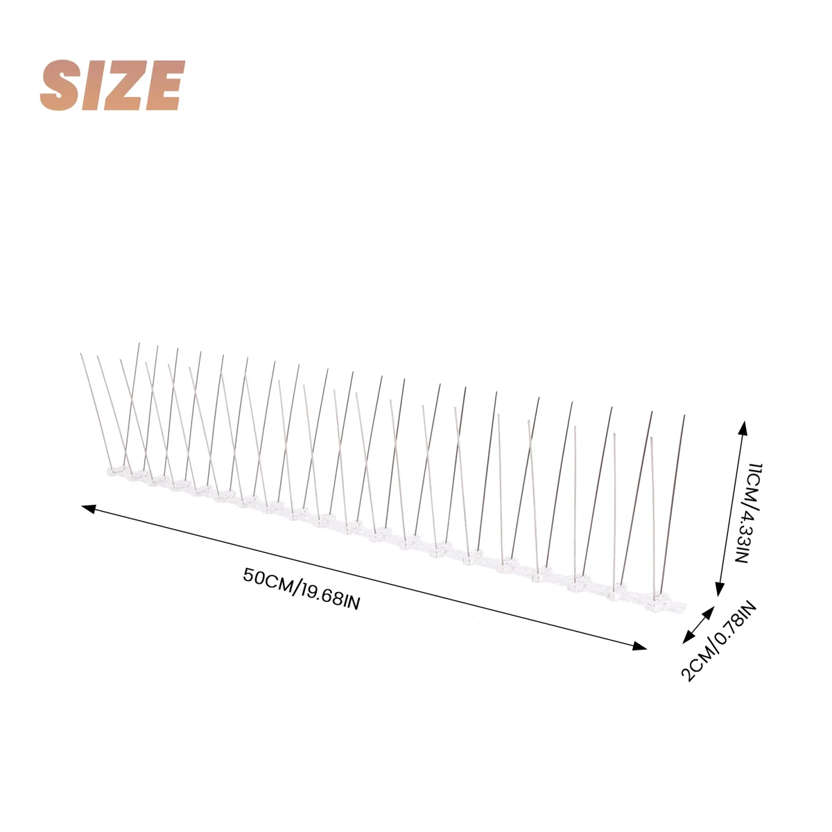 10 шт. сериалов/коробка для птиц нержавеющая сталь птица отпугивающая пуанта