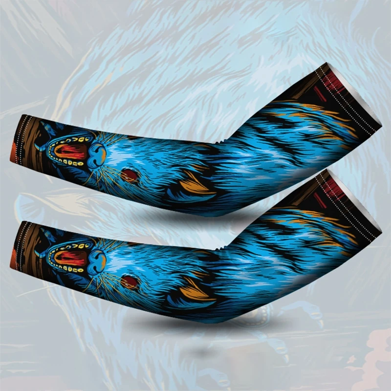

Cooling Arm Sleeves Uv Protection Chinese Zodiac Signs Tattoo Cooling Arm Sleeves Cover Basketball Golf DXAA