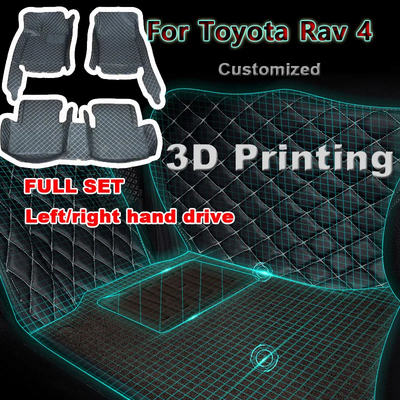 

Автомобильные коврики для Toyota Rav 4 Rav4 2022 2021, коврики на заказ, аксессуары для интерьера автомобиля, накладки на ножки, чехол для автомобиля