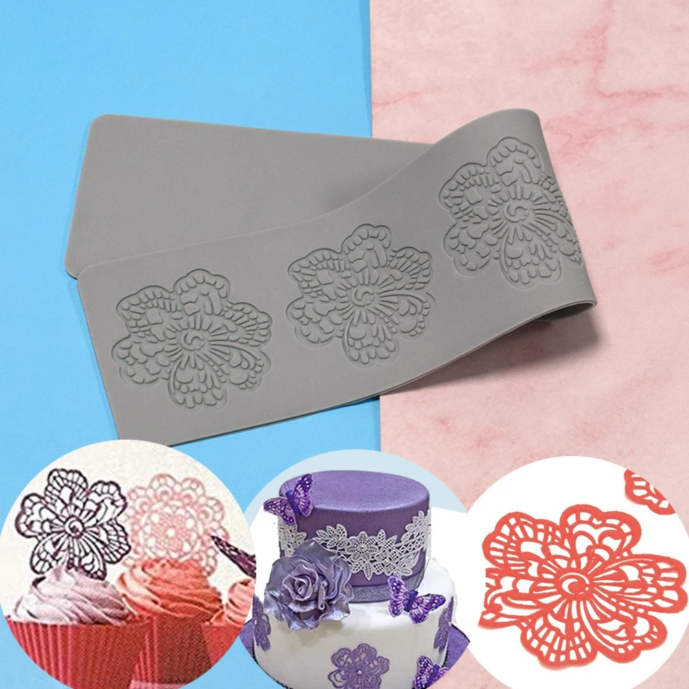 

Flower Shape Chocolate Silicone Fondant Mold For Cake Decorating Cookie Baking Gumpastes Moulds Steam Oven Available And Resin A