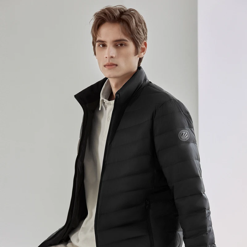 Пуховик BOSIDENG зимний для мужчин Новая мягкая кожаная ткань 600 + гусиный пух легкая