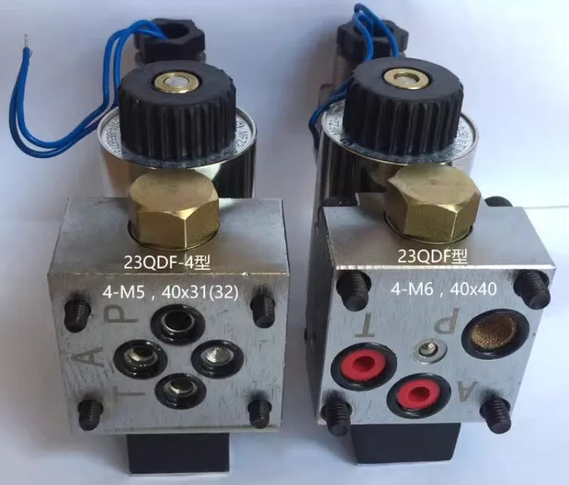 Шаровой тип электромагнитный направленный клапан 23QDF6K-4/31.5E24 Ningbo Taixin