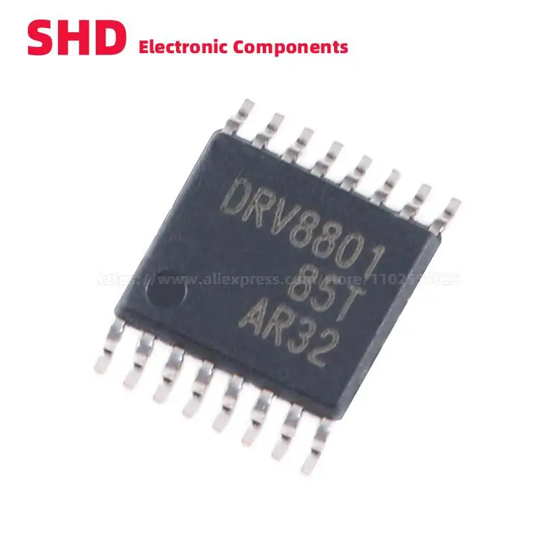 5 шт. DRV8801 DRV8801PWPR HTSSOP-16 2.8A щеточного типа, чип драйвера двигателя постоянного тока, новый аутентичный