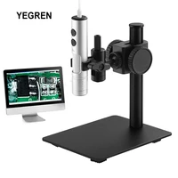 12mp hd usb digital microscope 4 led 750 3000x repair microscope take picture video with lifting stand f phone watch inspection