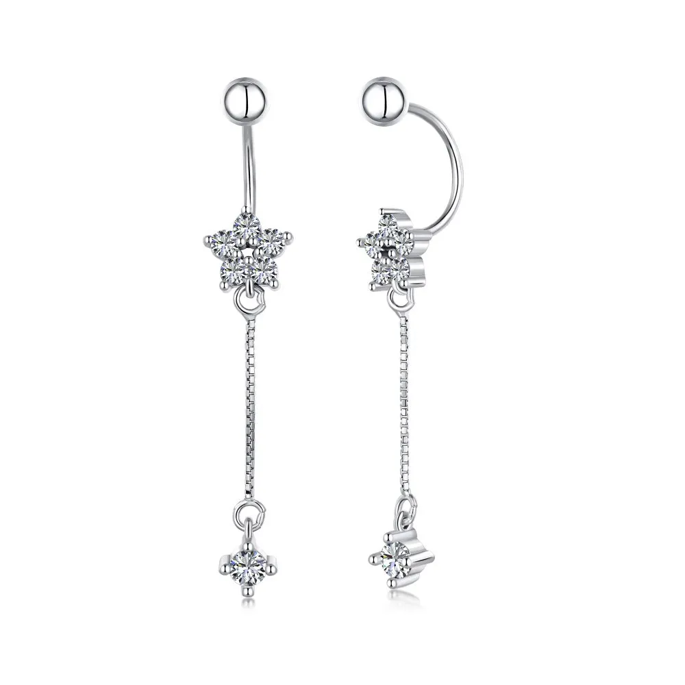 

Женские серьги из стерлингового серебра S925, неувядающие Серьги-кисточки с цветком сливы, элегантный женский стиль, серьги из стерлингового серебра