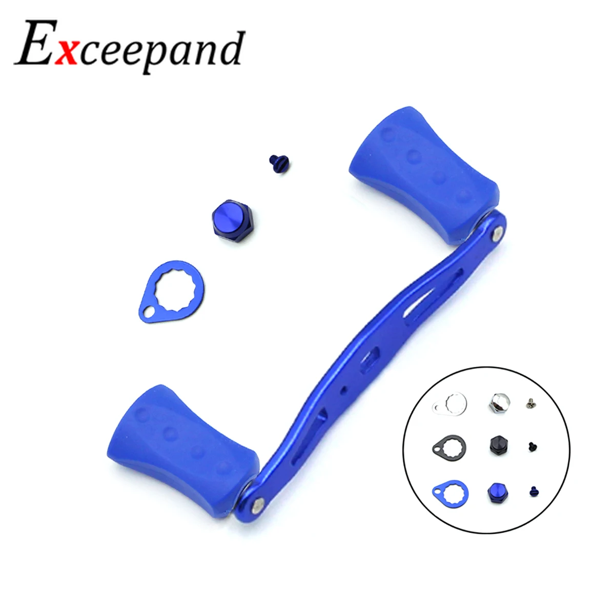 Рыболовная катушка с ручкой из алюминиевого сплава 100 мм 8 Х5