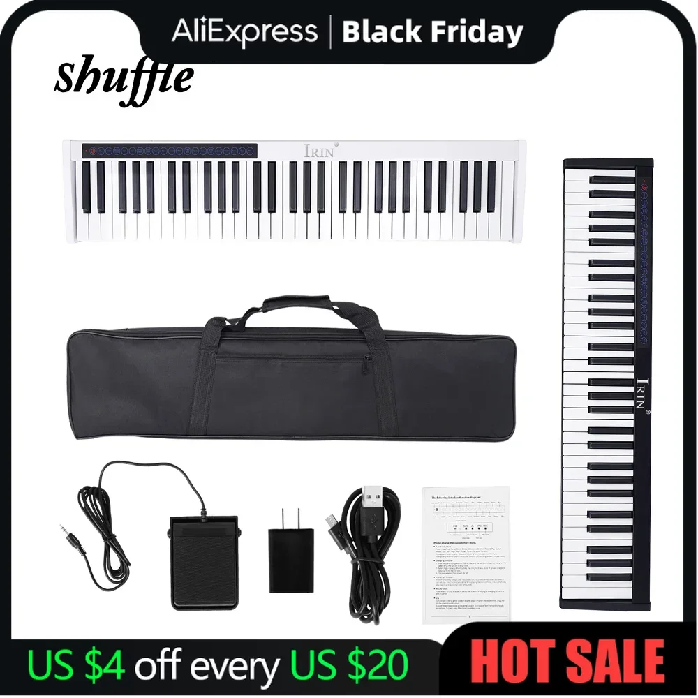 

61 Keys Digital Music Piano Portable Eletronic Organ Musical Instrument Professional Keyboard Pianos for Kids Children Gift