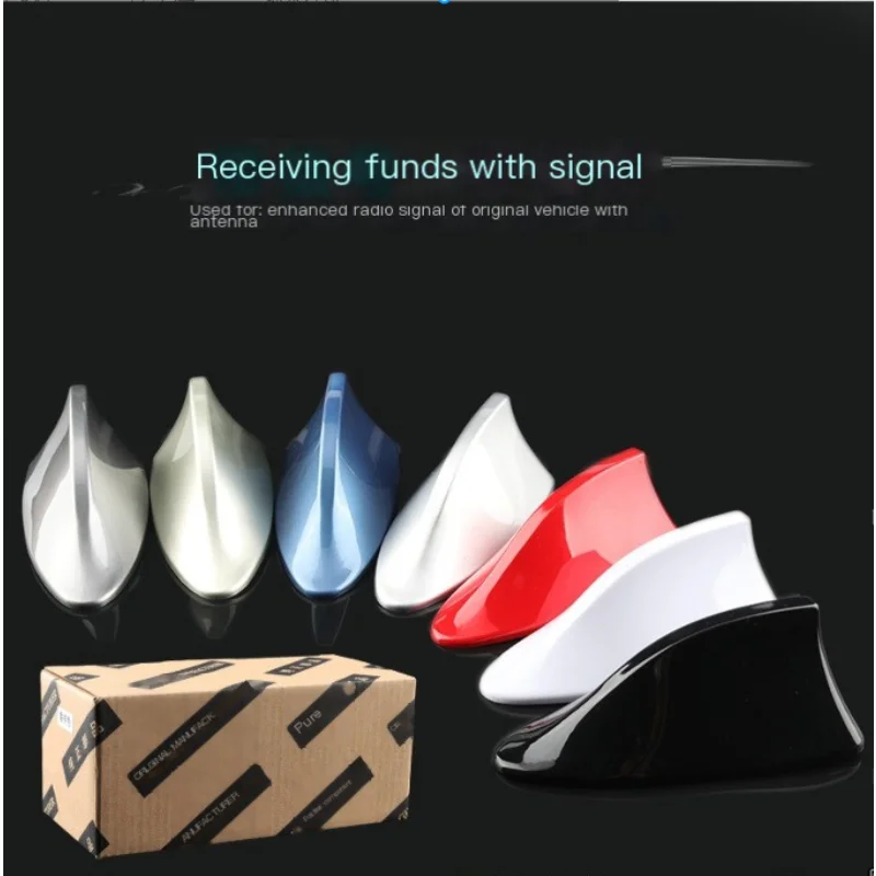 

7colors Universal Car Shark Fin Antenna for BMW/Toyota/Hyundai/VW/Kia/Nissan Auto Radio Signal Aerials Roof Antennas car Styling