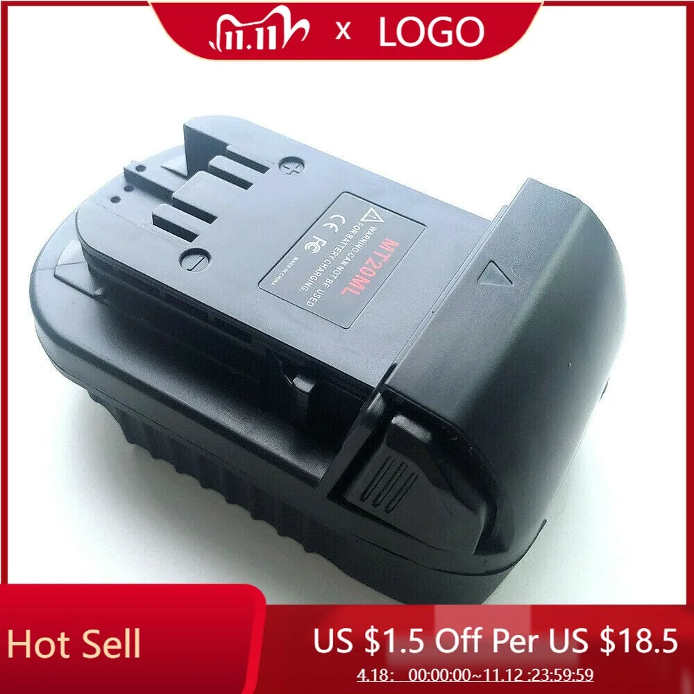 

MT20ML Battery Adapter Converter Power Tools Parts Replacement Accessories For 18V Li-ion Battery Cordless Power Tools