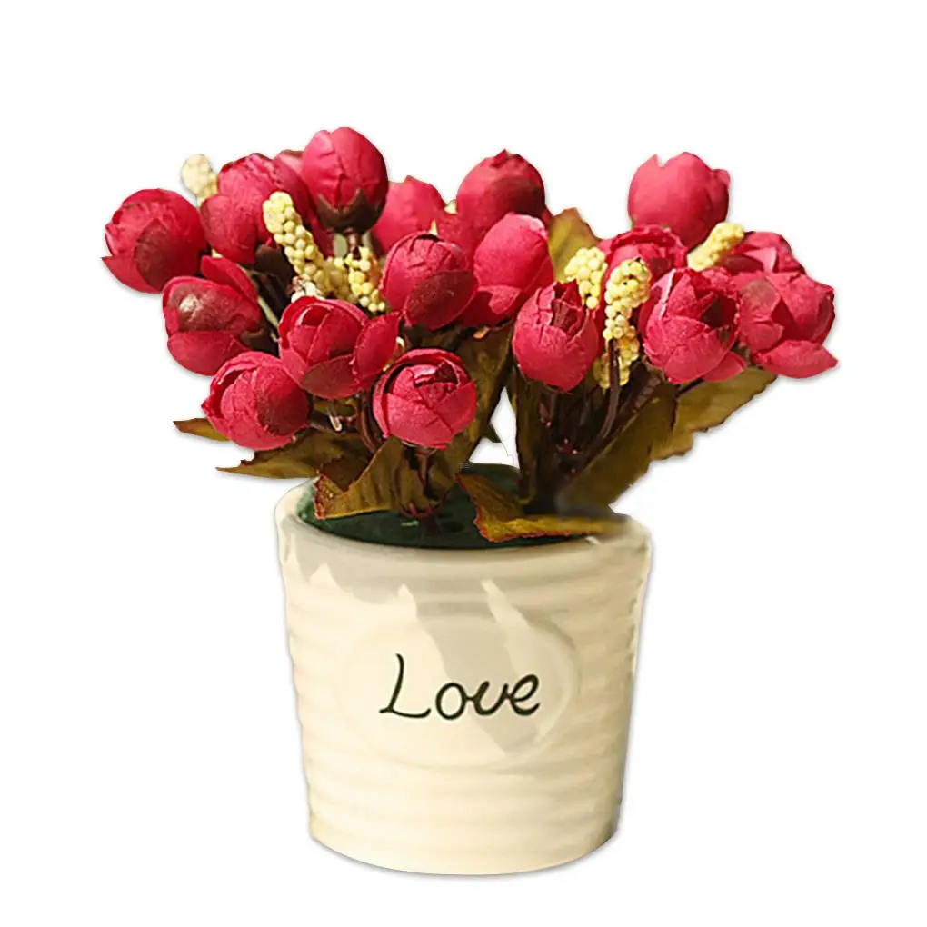 

1 букет из ярких шелковых искусственных роз с 15 цветами, украшения для дома, свадьбы, вечеринки, сада, с новым годом 2021